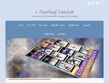 Tablet Screenshot of paarlauf-fanclub.de